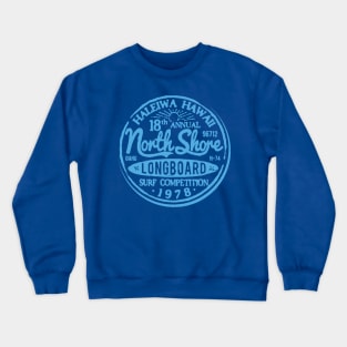 Longboard Surf Competition Crewneck Sweatshirt